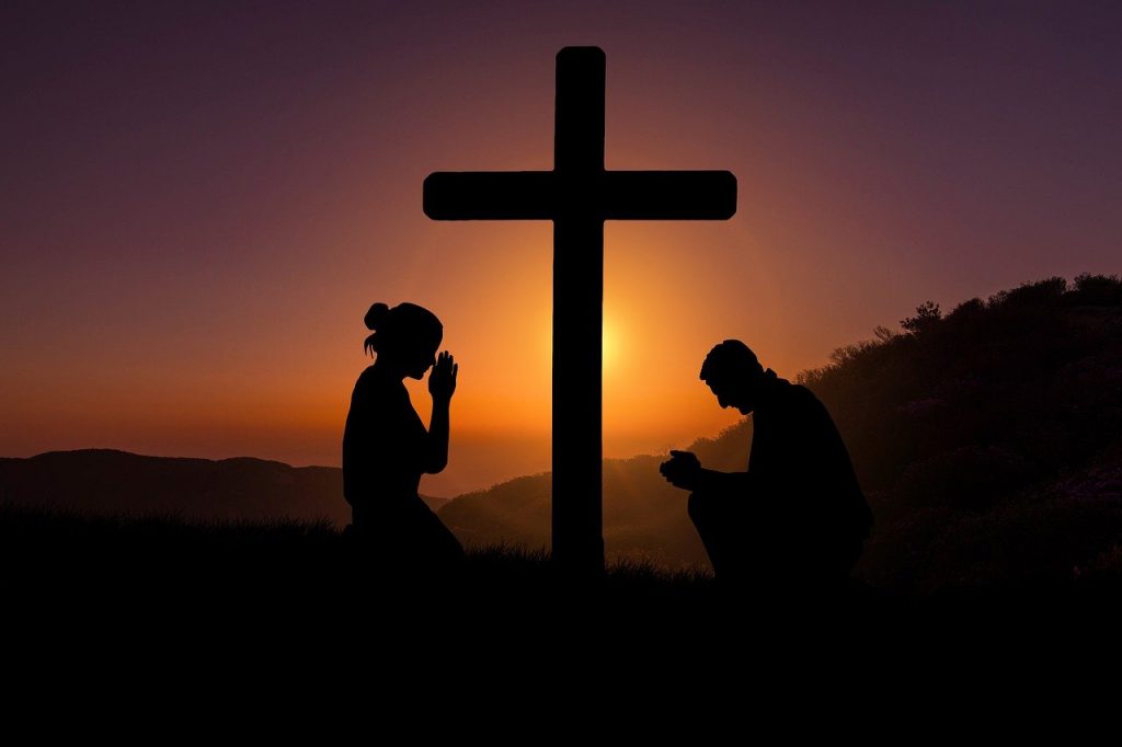cross, sunset, humility-4433376.jpg