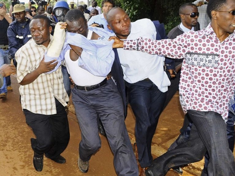 Uganda's opposition leader Kizza Besigye